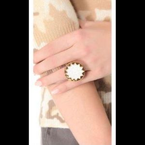 sunburst coin ring